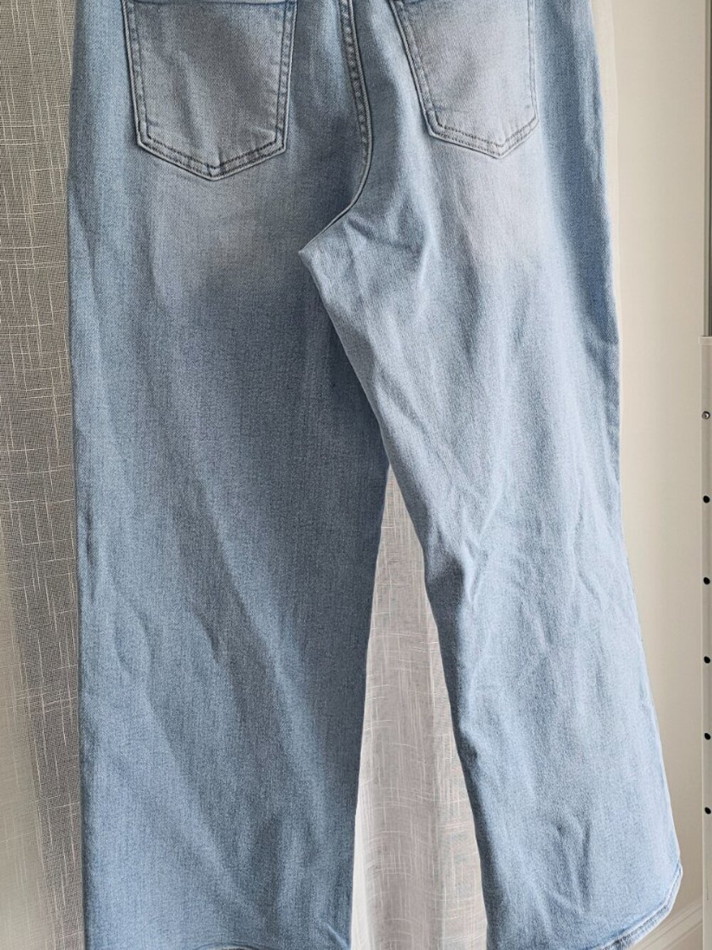 JUST USA Luisa Slim Wide Leg Jean Indigo Size 10 NWT - Picture 3 of 4